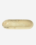 White Onyx Flat Tray